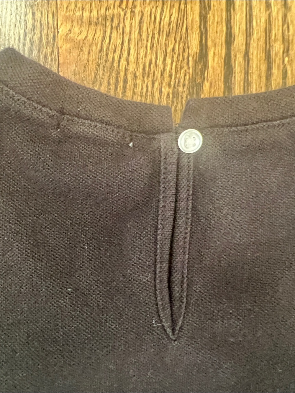 J. Crew Black Sleeveless Tank with Eyelet-Hem - Picture 5 of 7